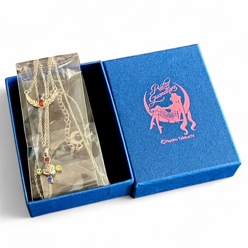 Sailor Moon Necklace & Earrings designed & signed by Naoko Takeuchi VTG
